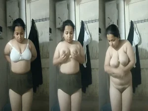 Desi Sexy Boobs Show in the Bathroom Looks Absolutely Hot