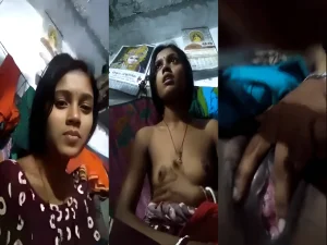 Bangla Housewife Nude MMS Selfie Video