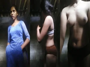 Village Girl Nude MMS Striptease Solo Video