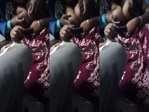 Threesome Boobs Play Sex Video