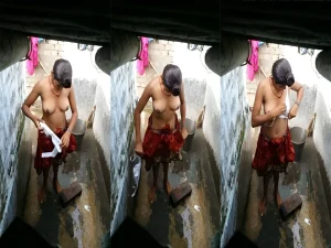 Hot Sister’s Sexy Nude Bath MMS Video