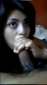 Beautiful Indian Girl Kissing, Licking and Sucking Cock