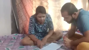 Indian School Teacher First Time With Her Student