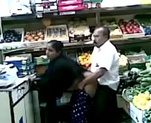 Mature Couple Enjoy a Quick Fuck in the Super Market