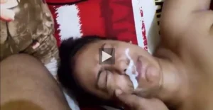 Bengali Boudi Takes Cumshot on Her Face