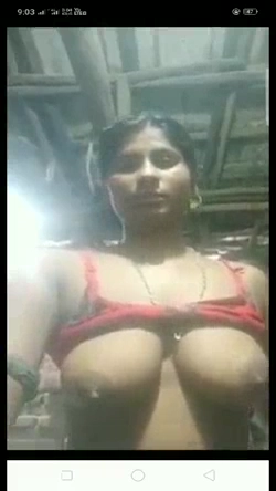 Big Boob Village Wife Exposing Herself on Selfie Cam