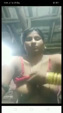 Big Boob Village Wife Exposing Herself on Selfie Cam