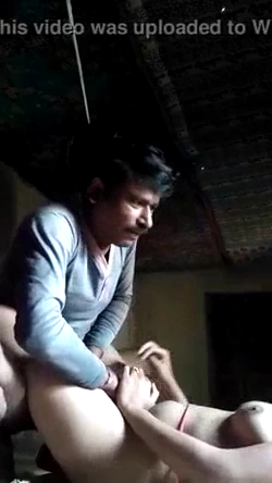 Desi Teen Hairless Pussy Fucked by a Mature Guy