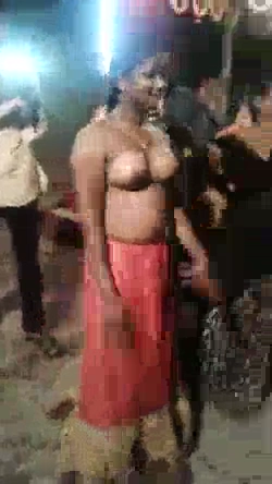 Desi Girl Topless Dance Show