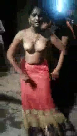 Desi Girl Topless Dance Show
