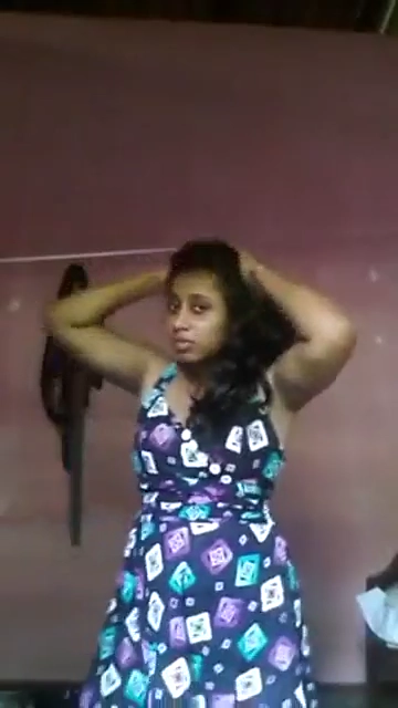 Busty South Indian Girl Striptease Video