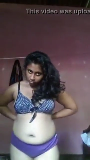 Busty South Indian Girl Striptease Video