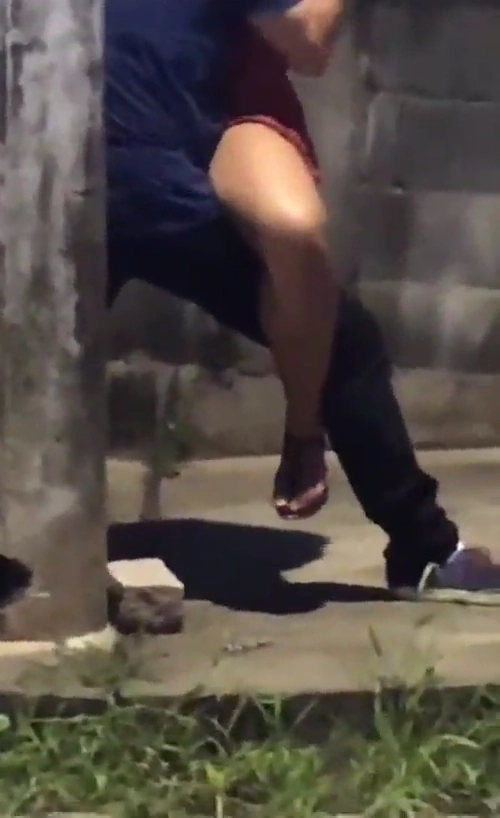 Outdoor Quickie Sex Act Has Been Caught on Cam