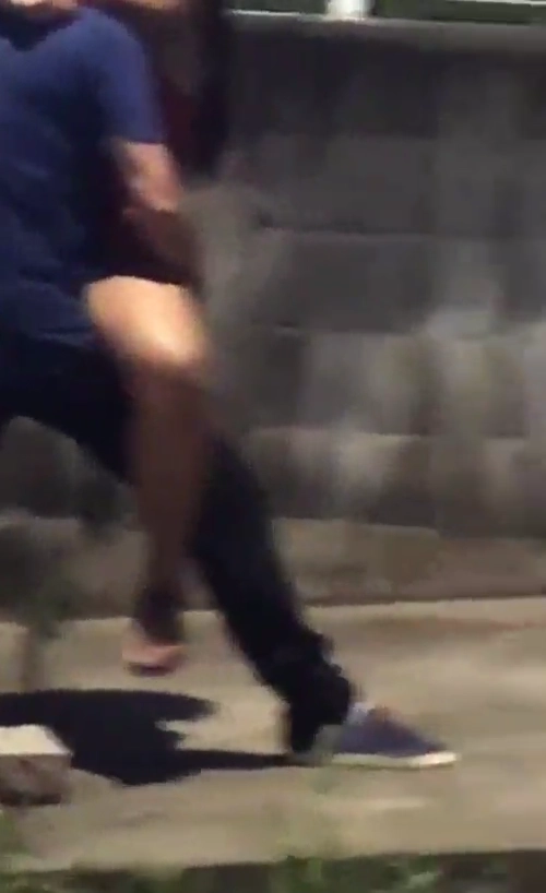 Outdoor Quickie Sex Act Has Been Caught on Cam