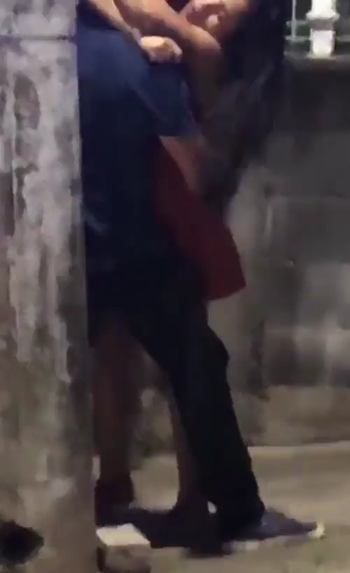 Outdoor Quickie Sex Act Has Been Caught on Cam