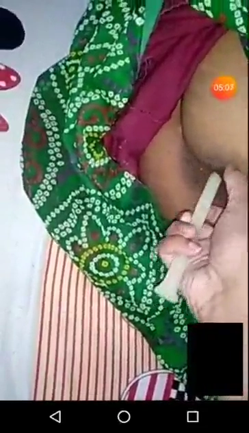 Desi Bhabhi Anal Poking With a Candle