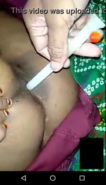 Desi Bhabhi Anal Poking With a Candle