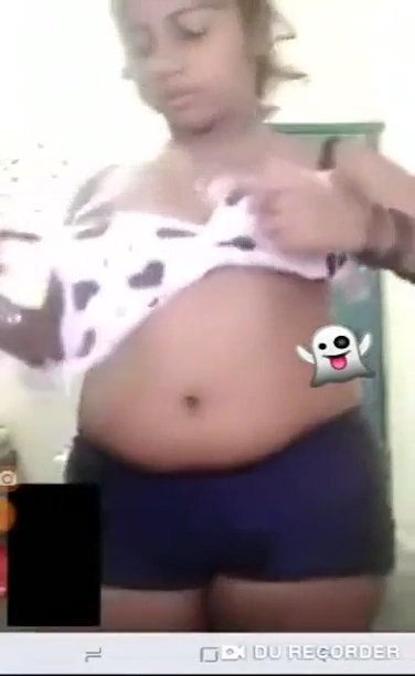 Busty Sexy Tamil Girl Goes Topless in a Live Video Call