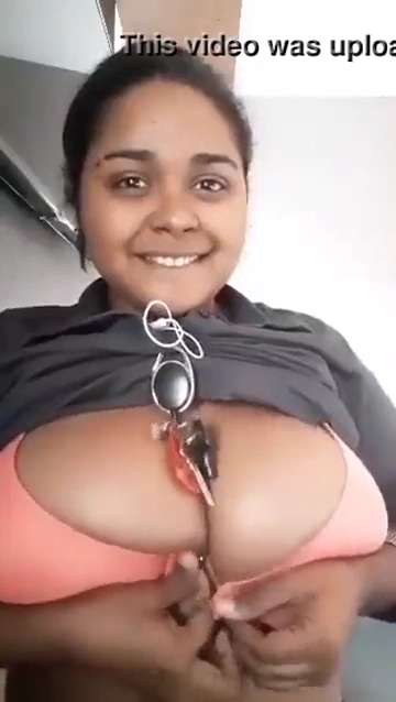 Huge Indian Boob Show MMS Selfie Video