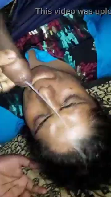 Indian Aunty Cum Facial Sex Video