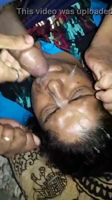 Indian Aunty Cum Facial Sex Video