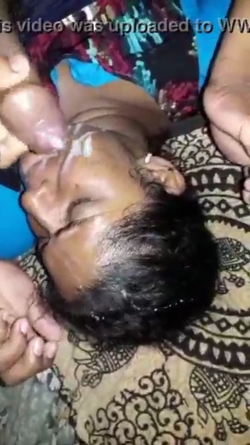 Indian Aunty Cum Facial Sex Video