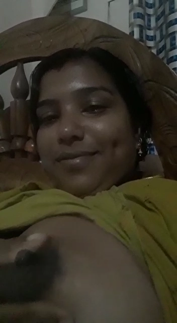 Dehati Milking Boobs Show Selfie MMS Video